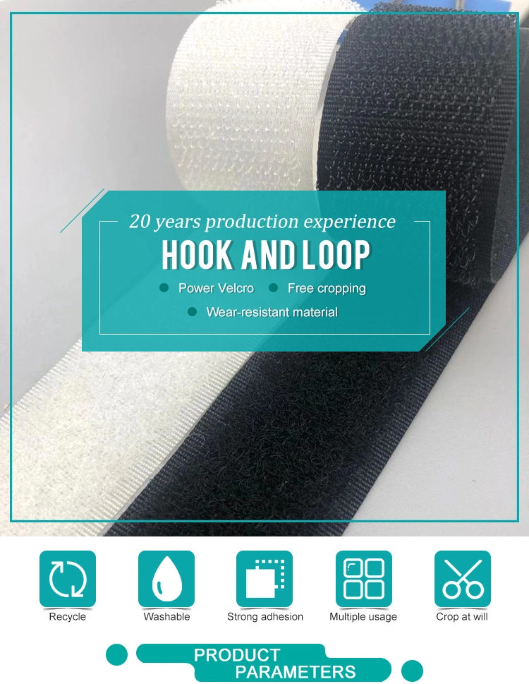 Any Size Colorful Hook and Loop Tape with Good Price